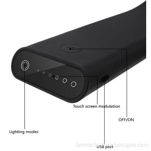 touch lamp control module dimmable USB rechargeable eye protection foldable 3 lighting modes and 6-level dimmer